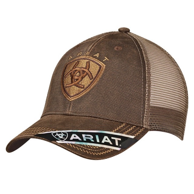 GORRA ARIAT BROWN OILSKIN KHAKI 1515602