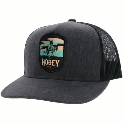 GORRA HOOEY "cheyenne" charcoal/black hat