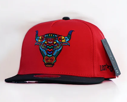 GORRA LOST CALF Alebrije Red/Black