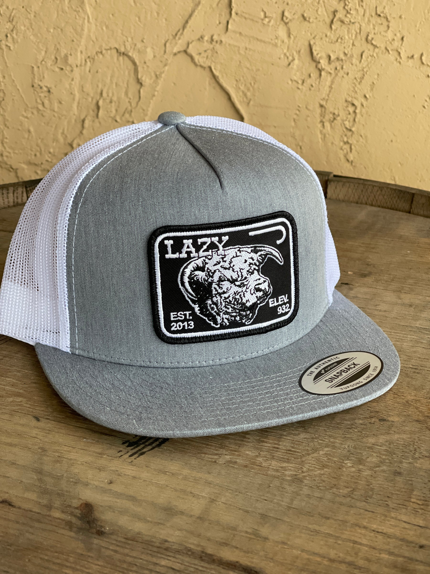 GORRA LAZY J RANCH Wear Grey & White 4" Elevation Cap