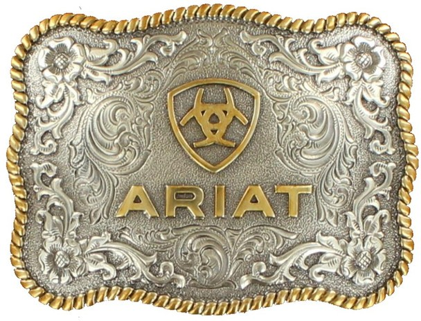 HEBILLA ARIAT SCALLOPED BUCKLE ROPE TRIM A37007