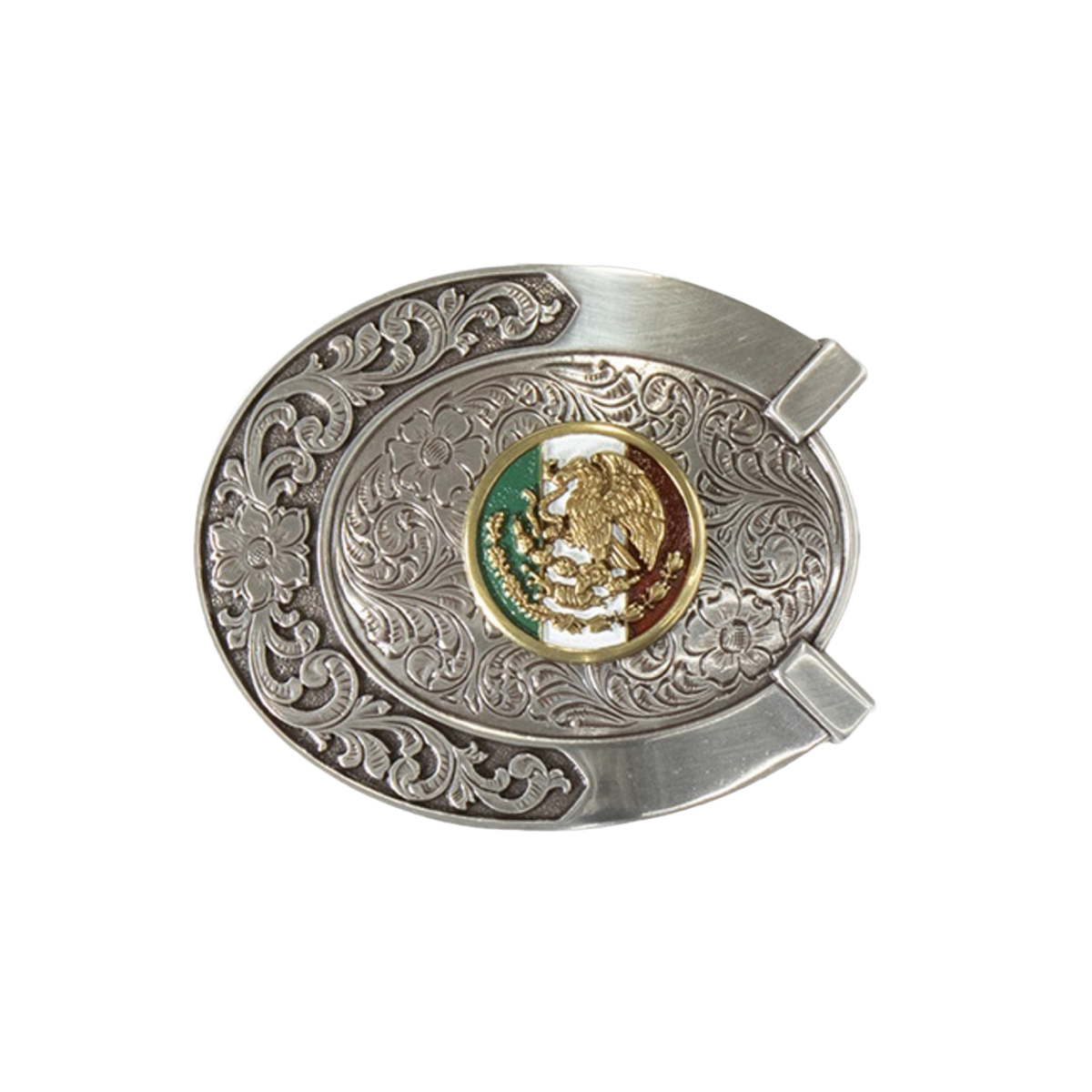 HEBILLA ARIAT oval horseshoe mexico flag - acc buckle - a37021