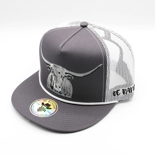 GORRA DE RANCHO Grey Longhorn