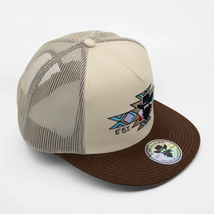 GORRA DE RANCHO Tribal Cross Cowboy Hat (Khaki)