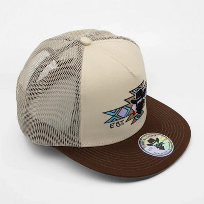 GORRA DE RANCHO Tribal Cross Cowboy Hat (Khaki)