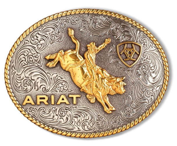 HEBILLA ARIAT OVAL ROPE BULLRIDER A37056