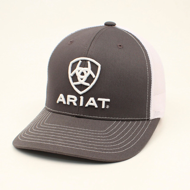 GORRA ARIAT  grey logo patch centered A300003206