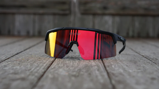 LENTES LOST CALF FENIX BLACK/RED