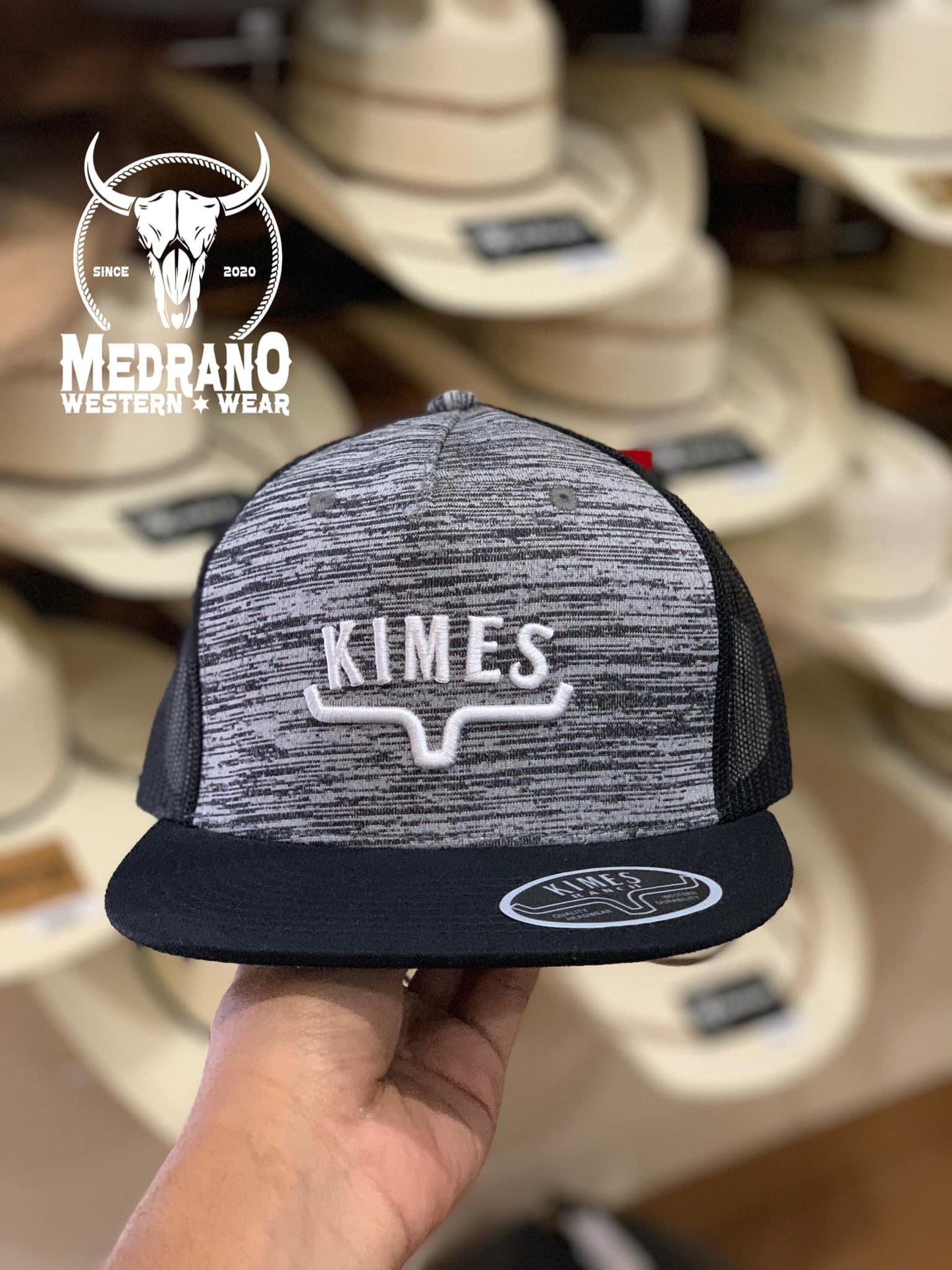 GORRA KIMES RANCH huxton trucker-grey heater