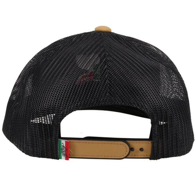 GORRA HOOEY BOQUILLAS TAN BLACK MEXICO