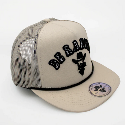 GORRA DE RANCHO cow print (Khaki)