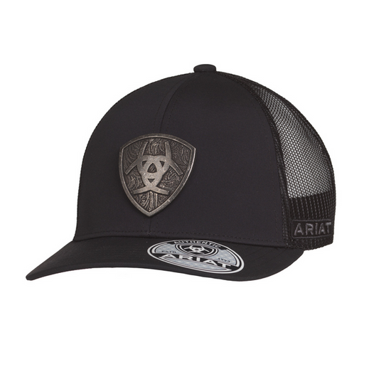 GORRA ARIAT METAL ARIAT SHIELD BLACK - A300085601