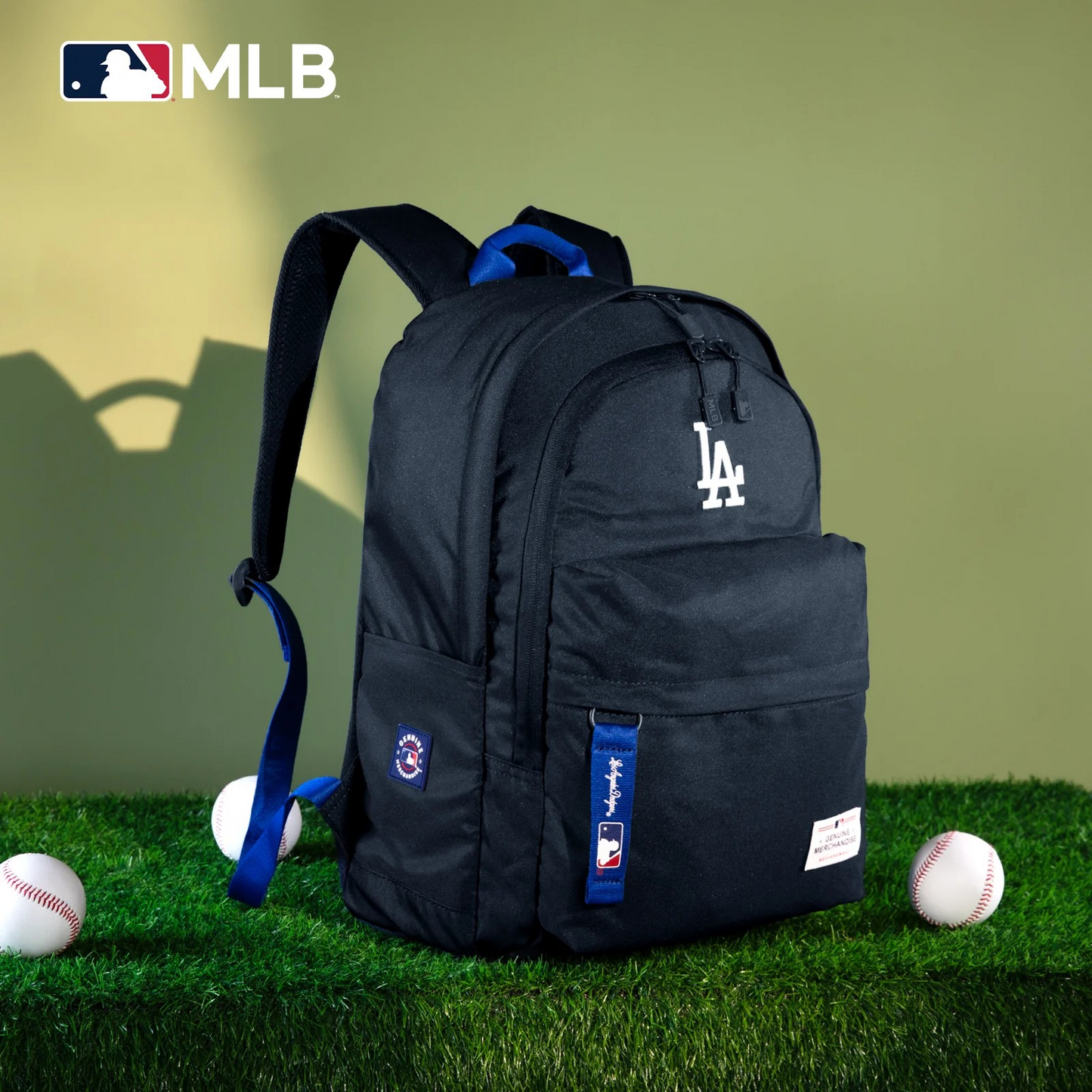 MOCHILA MLB-LA55-355 MLBNY Los Angeles Dodgers Laptop Backpack NAVY