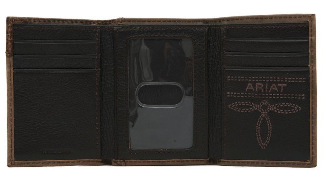 CARTERA ARIAT TRIFOLD WALLET BROWN A3511044