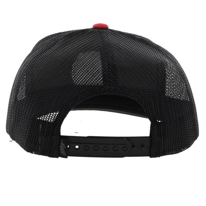 GORRA HOOEY "rose" hog red/black hat