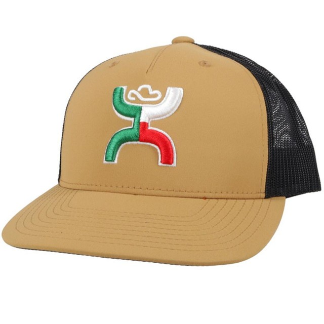 GORRA HOOEY BOQUILLAS TAN BLACK MEXICO