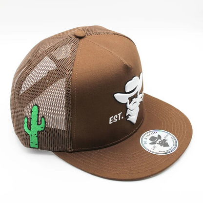 GORRA DE RANCHO Chocolate Brown Cactus