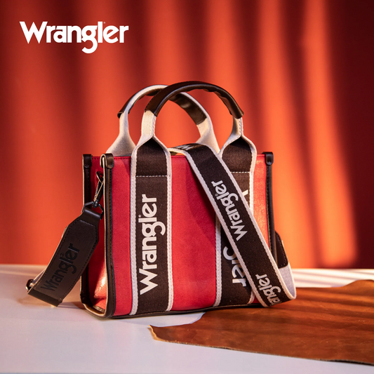 BOLSO WRANGLER WG2202-292RD Wrangle Color Block Small Tote/Crossbody -Red