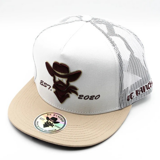 GORRA DE RANCHO Cream/Burgundy