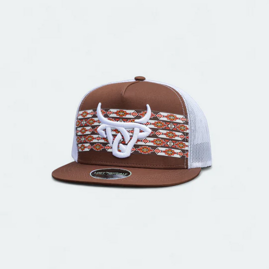 GORRA LOST CALF Koda Brown/White