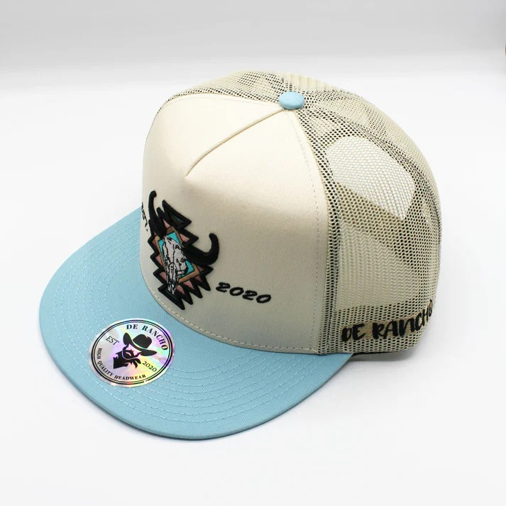 GORRA DE RANCHO Craneo (Blue/cream)