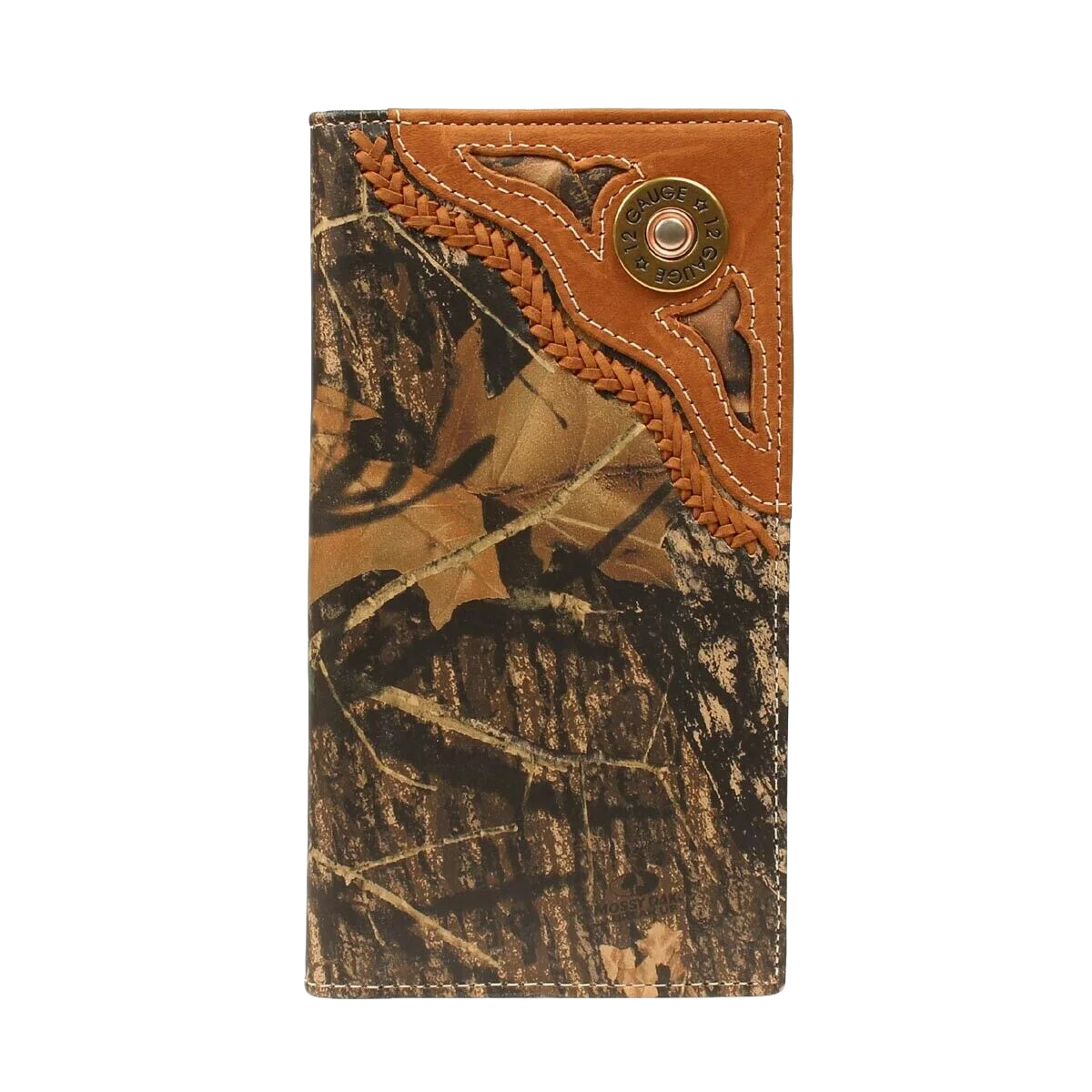 CARTERA NOCONA Men's Tan & Camo Shotgun Shell Rodeo Wallet N54440222