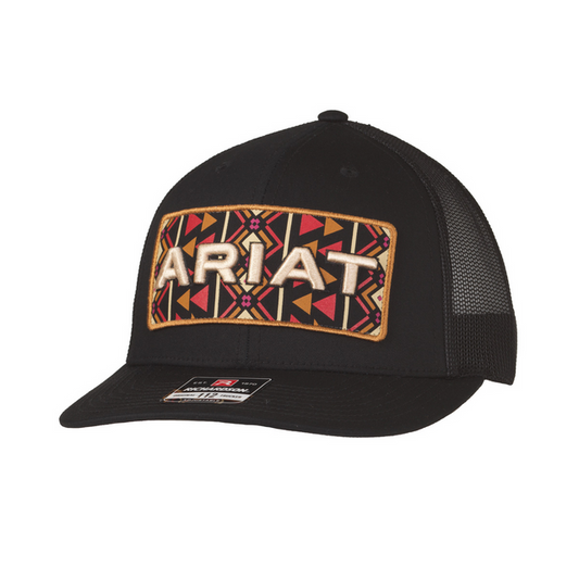 GORRA ARIAT BLACK SOUTHWESTERN PATCH  A300085201