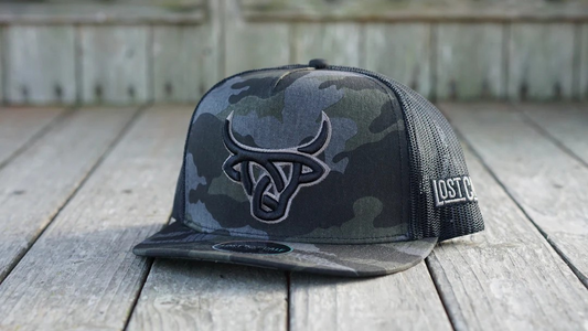 GORRA LOST CALF Flat Black Camo