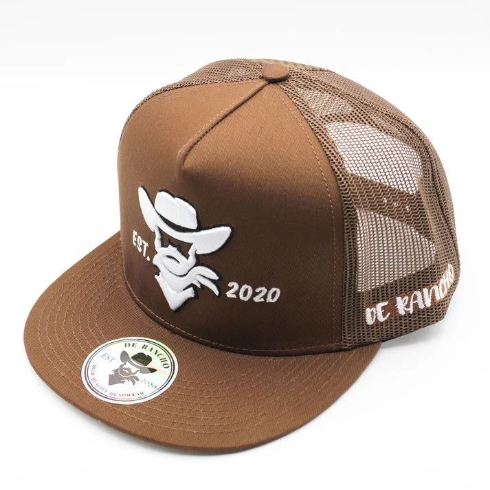 GORRA DE RANCHO Chocolate Brown Cactus