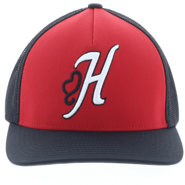 GORRA HOOEY red/bk flex w/logo S/M