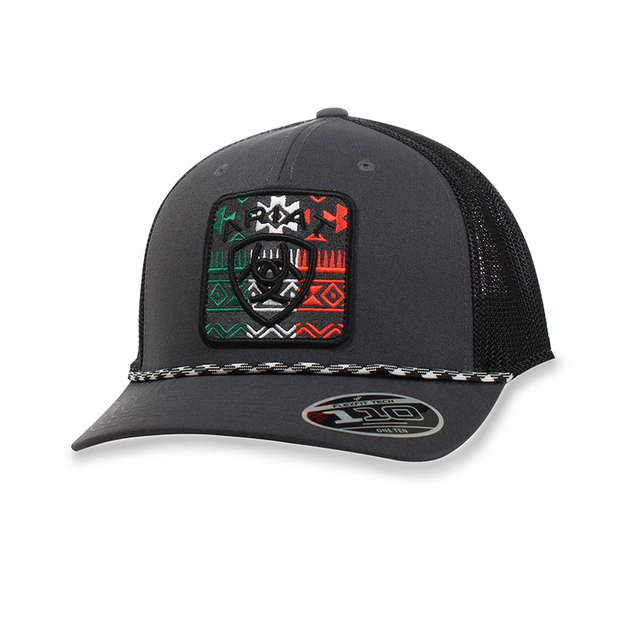 GORRA ARIAT AZTEC MEXICO LOGO GRAY ROPE A300063606