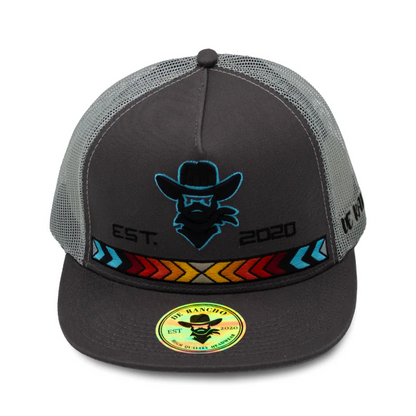 GORRA DE RANCHO Cowboy Tribal Line (Gray)