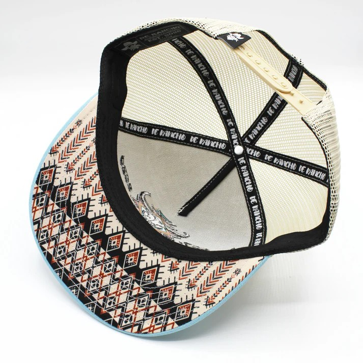 GORRA DE RANCHO Craneo (Blue/cream)