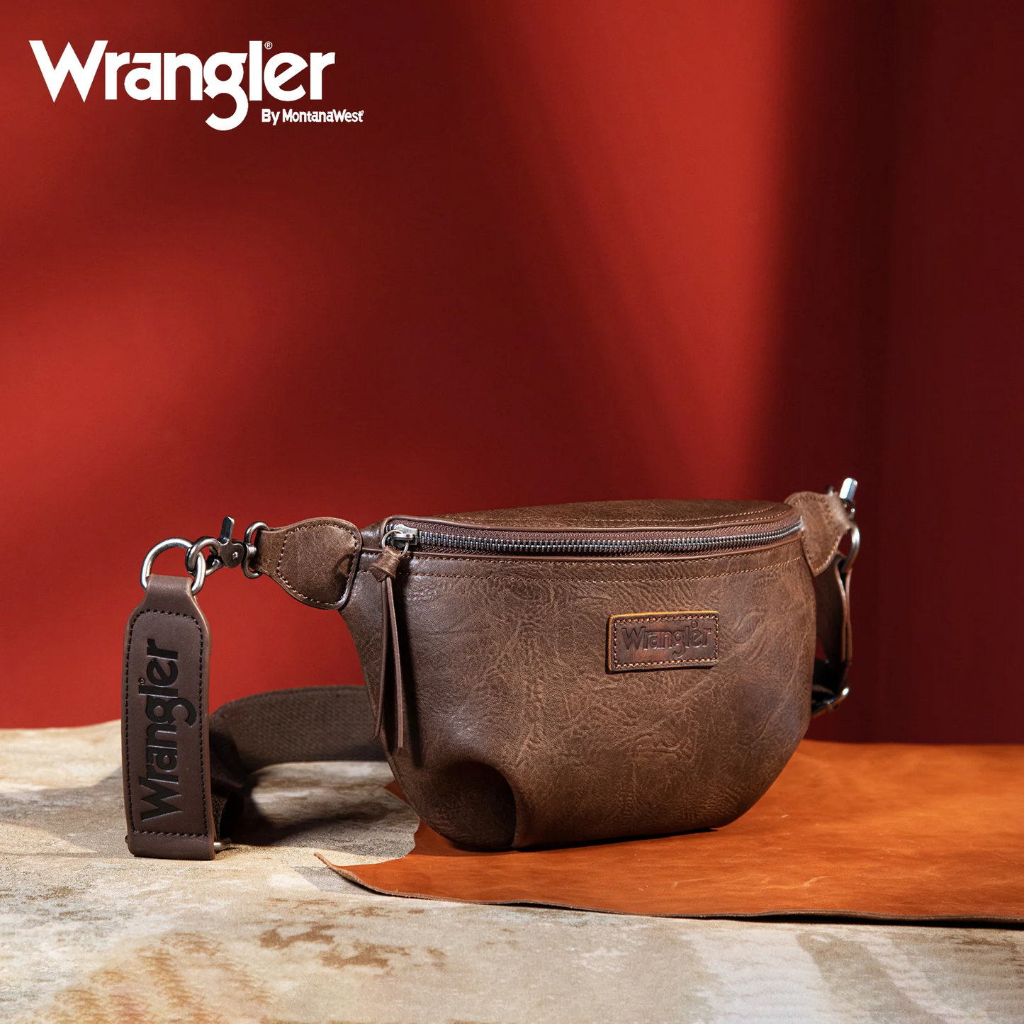 WRANGLER RIÑONERA WG82-194CF Fanny Pack Belt Bag Sling Bag - Coffee