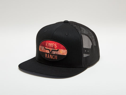 GORRA KIMES RANCH american standard trucker-hat-black