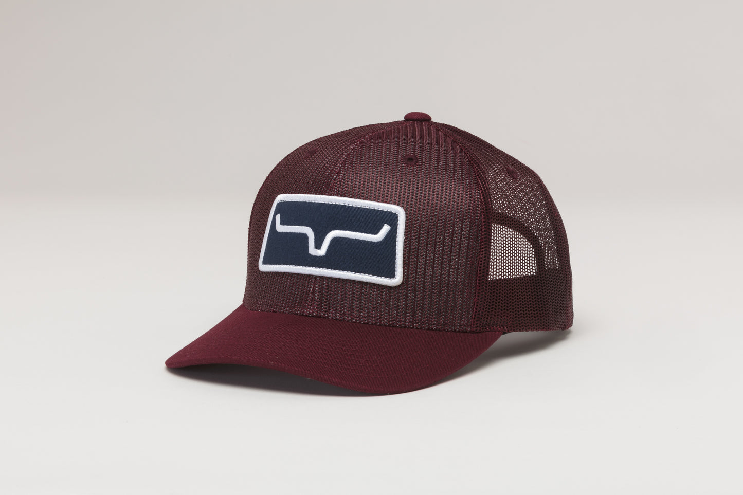 GORRA KIMES RANCH all mesh trucker-hat-burgundy