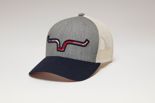 GORRA KIMES RANCH ANSON TRUCKER-HAT-GREY HEATHER