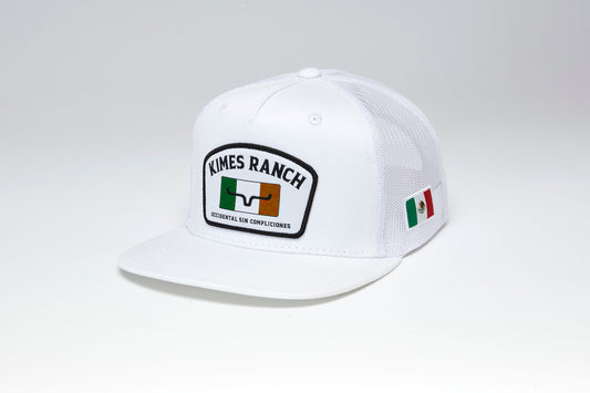 GORRA KIMES RANCH BANDERA-HAT-WHITE