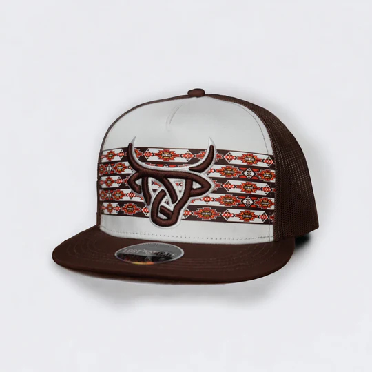 GORRA LOST CALF Koda White/Brown