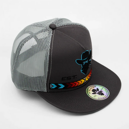 GORRA DE RANCHO Cowboy Tribal Line (Gray)